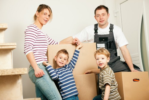 Preparing furniture for storage with protective wrapping in Westdrayton