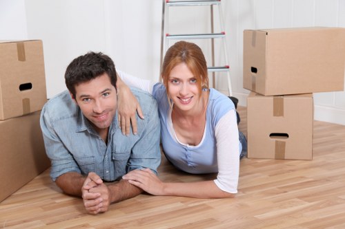 Local West Drayton flat removal van loading household items