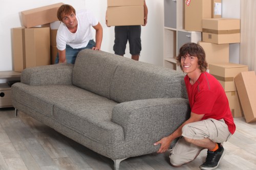 Clean and organized furniture storage unit in Westdrayton
