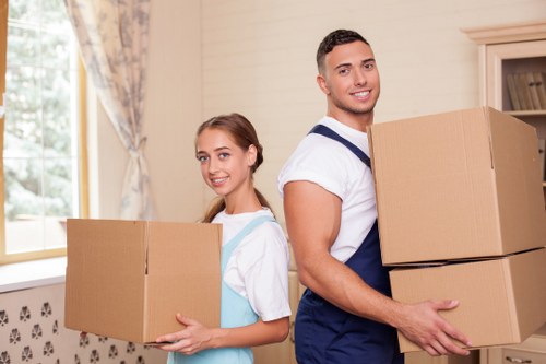 Business office moving logistics in Westdrayton